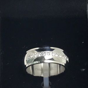 NEW Stainless Steel Men’s Band/Ring size 9